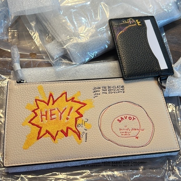 Coach X Jean Michel Basquiat Pouch Trio - Picture 6 of 13
